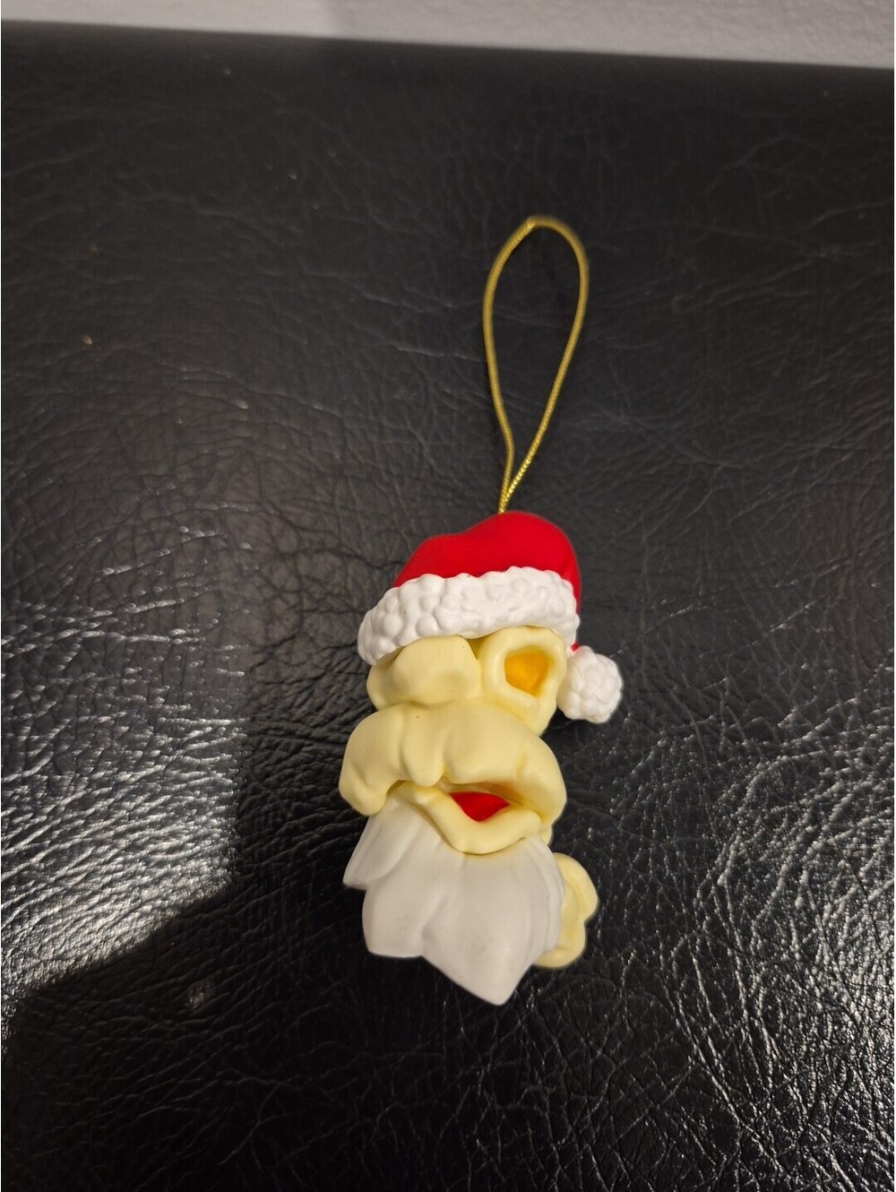 CINEPLEX COLONEL KERNEL Popcorn w/Santa Hat Christmas Ornament 3" Figure Movie